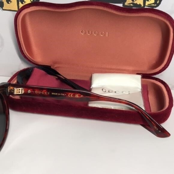 New Authentic Gucci Brown Sunglasses GG0825S 005 - Picture 5 of 14